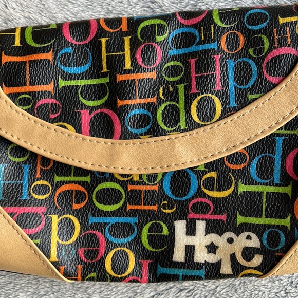 🌈Multicoloured HOPE Mini Handbag/Purse - Picture 6 of 11